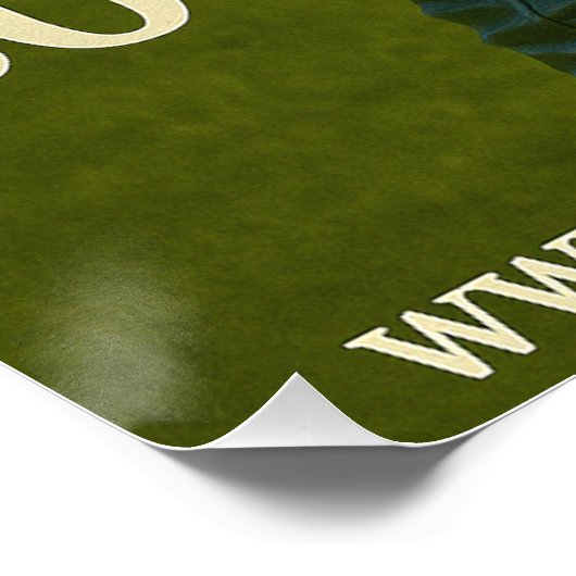 Boektheorie Blue Alien poster (Hoek)