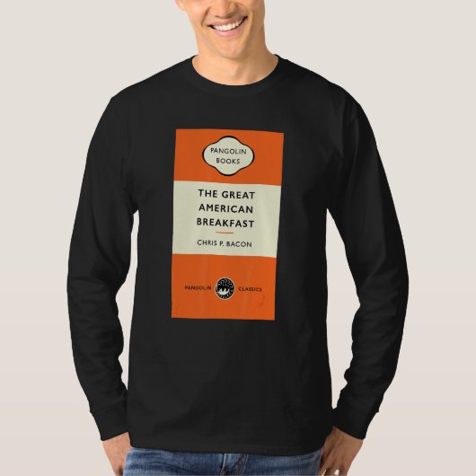 Boektitel De Grote Amerikaanse Ontbijt Chris P B T-shirt (Voorkant)