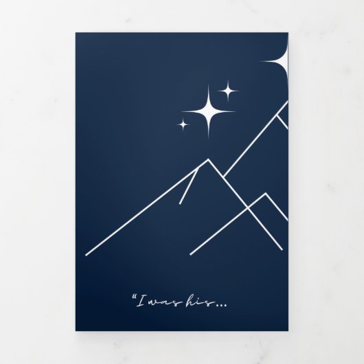 BoekTok Romantische Huwelijksuitnodiging - Stier/R Drieluik Uitnodiging (Cover)