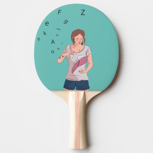 Boektovenaar Tafeltennisbatje (Voorkant)