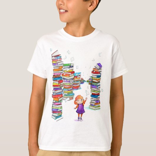 Boektower Kinder Shirt (Voorkant)