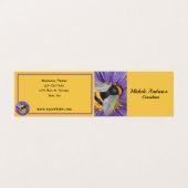 Boekvee Visitekaartjes Honeybee (Buitenkant ongevouwen)