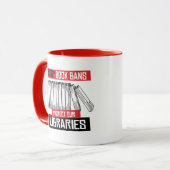 Boekverboden stoppen Libraries beschermen Mok (Voorkant links)