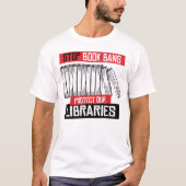 Boekverboden stoppen Libraries beschermen T-shirt (Voorkant)