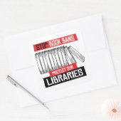 Boekverboden stoppen Libraries beschermen Vierkante Sticker (Envelop)