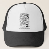 Boekverkoper cadeau. Klanten en winkeliers Trucker Pet (Voorkant)
