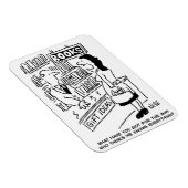 Boekverkoper in een bookshop met klant magneet (Rechterzijde)