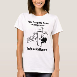 Boekverkoper & Stationers Boeken en briefpapier T-shirt