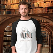 Boekverslaafde 3/4 Raglan Mouw T-Shirt