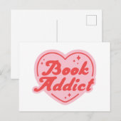 Boekverslaafde Briefkaart (Voorkant / Achterkant)