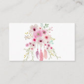 Boekverzoek baby shower uitnodigingstekst - Boho g Informatiekaartje (Achterkant)