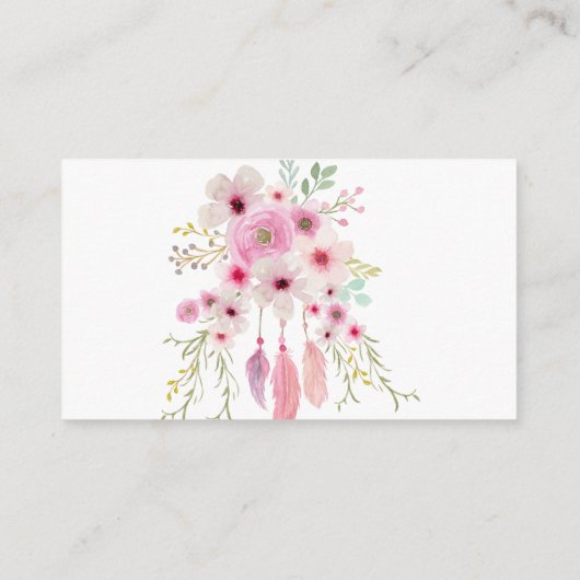 Boekverzoek baby shower uitnodigingstekst - Boho g Informatiekaartje (Achterkant)