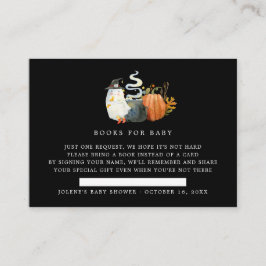 Boekverzoek | Halloween Geest Baby Shower Informatiekaartje
