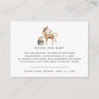 Boekverzoek | Lente bos babyshower