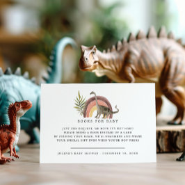 Boekverzoek | Little Dinosaur Baby Shower Informatiekaartje
