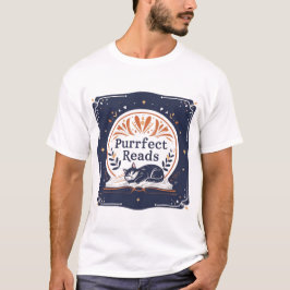 Boekvol kattencadeau – Purfect Reads T-shirt