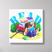 Boekweel Canvas Afdruk (Voorkant)