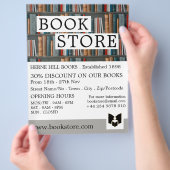 Boekweergave, Boekwinkel Adverteren Flyer (Hand)