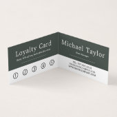 Boekweergave, gedetailleerde logo boekwinkel visitekaartje (Binnen)