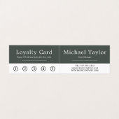 Boekweergave, gedetailleerde logo boekwinkel visitekaartje (Binnenkant ongevouwen)