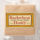 Boekweit Honey Jar Gepersonaliseerd Etiket (Insitu)