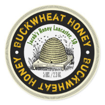 Boekweit honing Gepersonaliseerd honingkarretje
