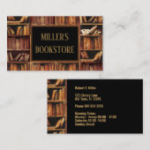 Boekwinkel (aanpasbaar) visitekaartje (Voorkant / Achterkant)