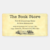 Boekwinkel bewerkbare  kunstbanner spandoek (Horizontaal)