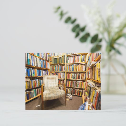 Boekwinkel Briefkaart (Staand voorkant)