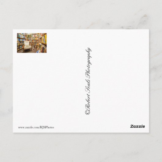 Boekwinkel Briefkaart (Achterkant)