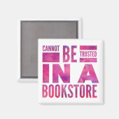 Boekwinkel die liefdesmagneet leest magneet (Voorkant / Achterkant)