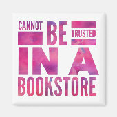 Boekwinkel die liefdesmagneet leest magneet (Voorkant)