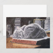 Boekwinkel Kat  Uitnodiging (Voorkant / Achterkant)