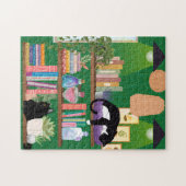 Boekwinkel katten legpuzzel (Horizontaal)