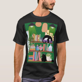 Boekwinkel katten t-shirt