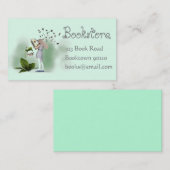 Boekwinkel, kinder boekhandel of onlineboeken visitekaartje (Voorkant / Achterkant)