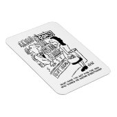 Boekwinkel Klant vraagt verkoper een vraag Magneet (Rechterzijde)