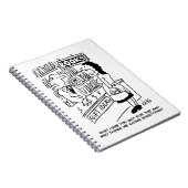 Boekwinkel Klant vraagt verkoper een vraag Notitieboek (Rechterzijde)