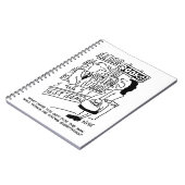 Boekwinkel Klant vraagt verkoper een vraag Notitieboek (Linkerzijde)