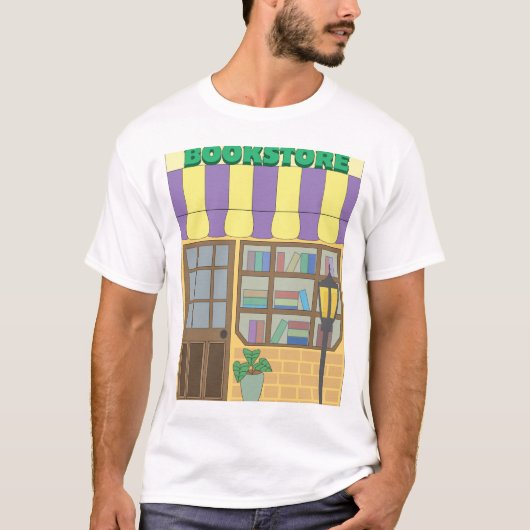 boekwinkel t-shirt (Voorkant)