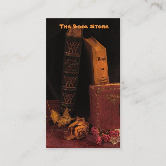 Boekwinkel Visitekaartje (Voorkant)