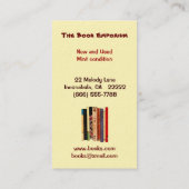 Boekwinkel Visitekaartje (Achterkant)