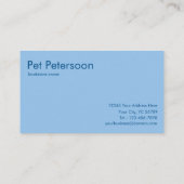 boekwinkel visitekaartje (Achterkant)