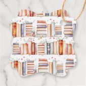 Boekwinkel Wildflower Bruids douche | Blush Bloem Bedankjes Labels (Achterkant)