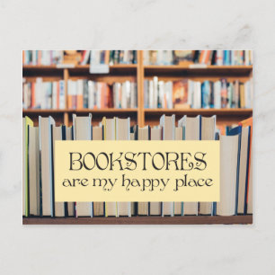 Boekwinkels zijn mijn Happy Place Briefkaart