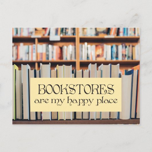 Boekwinkels zijn mijn Happy Place Briefkaart (Voorkant)