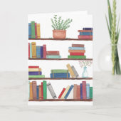 boekworm bedankkaart (Voorkant)