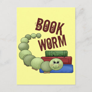 boekworm briefkaart