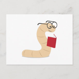 Boekworm Briefkaart