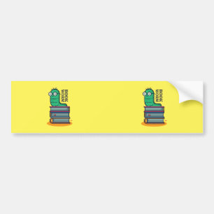 Boekworm Bumpersticker